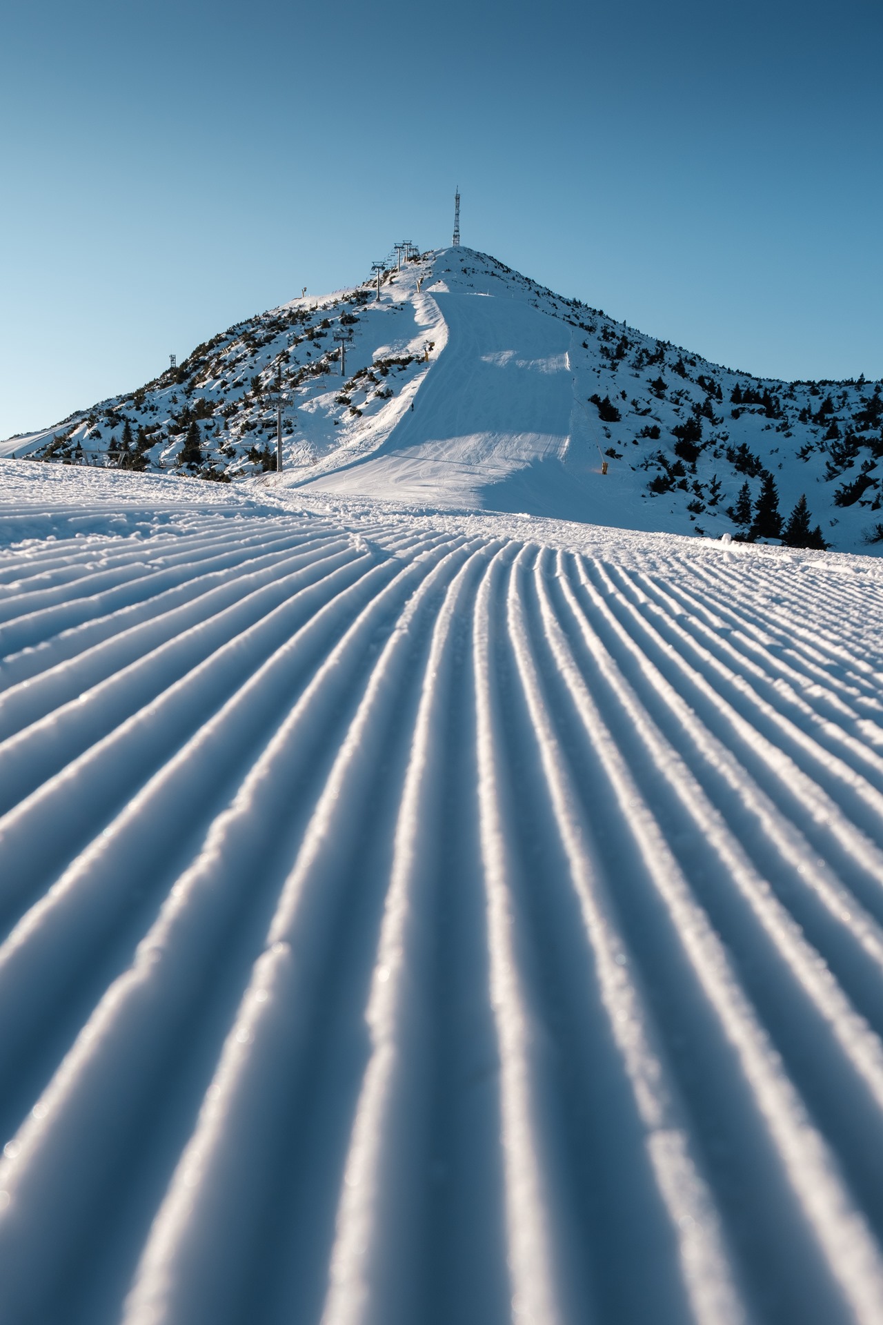 Skiing in Paganella