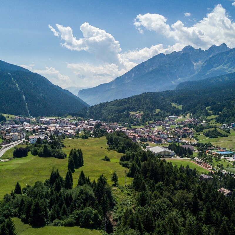 Spaziergang von Doss Pelà nach Rifugio Dosso Larici